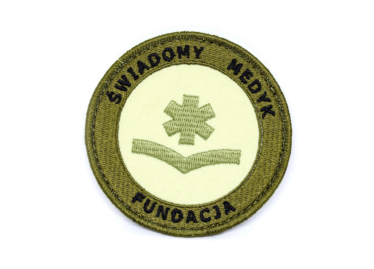 Naszywka Fundacji Świadomy Medyk – wersja militarna